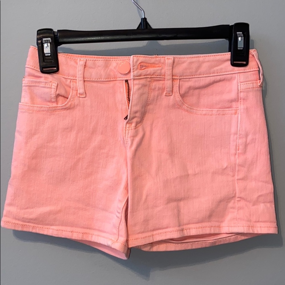 Pink Jean Shorts